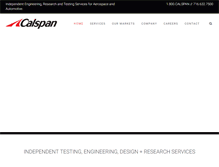 Tablet Screenshot of calspan.com